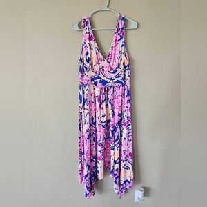 Lilly Pulitzer Sloane Midi Dress Catch and Release Size XL